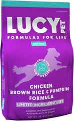 Lucy Pet Products Chicken, Brown Rice & Pumpkin, LID Cat Food