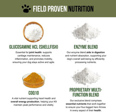 O.G.B. Operation Good Boy - SRE: Multi Function Supplement for Pets - 90 Count Soft Chews - 12.7 oz - Made Natural Ingredients - Veteran Owned