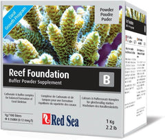 Red Sea Reef Foundation B Alkalinity (KH) Supplement, 1kg Powder - Boosts Carbonate Levels for Strong Coral Skeletons in Reef & Marine Aquariums