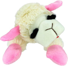 Multi Pet : Lamb Chop Dog Toy w/Pink Ribbon
