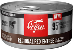 ORIJEN Adult Regional RED Entree in Bone Broth Wet Cat Food, Fresh and Raw Animal Ingredients