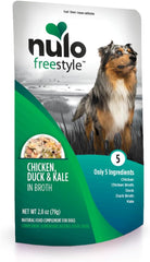 Nulo, Dog Chicken, Duck & Kale Pouch, 2.8 Ounce 24 Pack