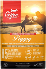 ORIJEN Puppy Dry Dog Food, Grain Free Dry Dog Food for Puppies, Fresh or Raw Ingredients