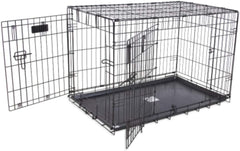 Precision Pet Products Two Door Provalue Wire Dog Crate, For Pets 50-70 lbs, With 5-Point Locking System