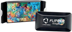 Flipper Cleaner FL!PPER Flipper EDGE Limited Edition Floating Magnetic Aquarium Cleaner | 2-In-1 Dual Blade Scrubber & Scraper Fish Tank Cleaner Tools for Efficient Cleaning & Acrylic Surface Maintenance