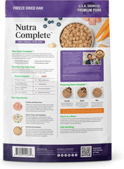 ULTIMATE PET NUTRITION Nutra Complete Freeze Dried Raw Dog Food, Veterinarian Formulated with Antioxidants, Prebiotics & Amino Acids