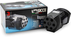 SICCE Voyager 4 Wave Maker Flow Pump 1600 GPH | 360°Adjustable Quiet Submersible Magnetic Powerhead for Saltwater & Freshwater Tanks, Quiet Aquarium Water Circulation Pump 50 to 200 Gallons