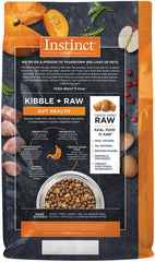 Instinct Raw Boost Gut Health, Natural Dry Dog Food with Freeze Dried Pieces, Grain Free Recipe - Real Chicken, 18 lb. Bag
