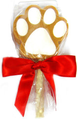 Claudia's Dog Candy Vanilla Paw Print Suckers Puppy Pop Dog Treats 2.5 oz