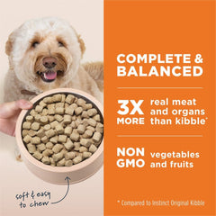 Instinct Freeze Dried Raw Meals, Natural Dry Dog Food, Grain Free - Cage Free Chicken