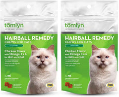 Tomlyn Natural Hairball Remedy Chews for Cats, (Laxatone) 60 Chews