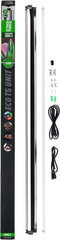 Eco T5 High Output Lighting Kit - Dual Reflector Fixture & Ferguson Zone 1 Lamp 2.4% - Full Spectrum UVA & UVB Amphibian & Reptile Lighting