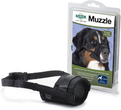 PetSafe Dog Muzzle - Comfortable Padding - Adjustable Sizing - Prevents Biting - Allows Room to Pant - Perfect for Visits to The Vet or Groomer