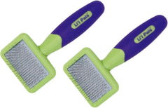 Coastal Pet Li'l Pals Dog Slicker Brush with Coated Tips - Dog Grooming Brush for Small Breeds & Puppies - One Size