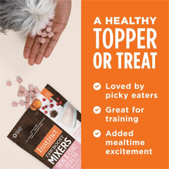 Instinct Raw Boost Mixers, Freeze Dried Dog Food Topper with Functional Ingredients, Grain Free, Real Chicken - Skin & Coat Health