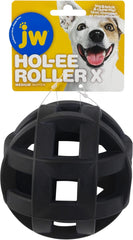 JW Pet Hol-ee Roller Extreme Dog Toy Puzzle Ball, Natural Rubber