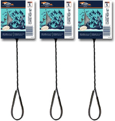3 Pack of Long-Handled Coarse Mesh Aquarium Nets, Reinforced Handles for Easier Use