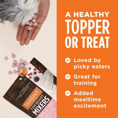 Instinct Raw Boost Mixers, Freeze Dried Dog Food Topper with Functional Ingredients, Grain Free, Real Chicken - Skin & Coat Health