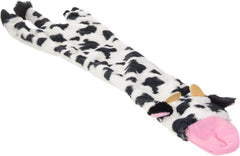 SKINNEEEZ CRINKLER COW DOG TOY