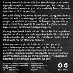 Playology Squeaky Chew Stick Dog Toy for Dogs , All-Natural Peanut Butter Scented