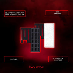 Aquatop Forza 45 GPH Power Filter Replacement – Great for Fresh & Saltwater – Advanced Filtration Design for Crystal Clear Water