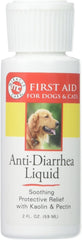 Miracle Care Anti Diarrhea Liquid, Relief for Dogs and Cats, 2 Ounce, Kaolin and Pectin Soothes Upset Stomach