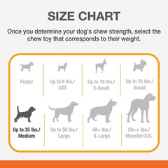 Nylabone Original Bone Power Chew Toy for Dogs, Durable Dog Toys for Aggressive Chewers, Basted Blast Bacon & Chicken Flavor, Medium