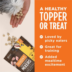 Instinct Raw Boost Mixers, Freeze Dried Dog Food Topper, Grain Free - Cage Free Chicken
