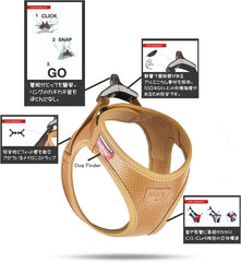 Curli Apple Leather Dog Harness