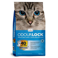Intersand - OdourLock Unscented Ultra Premium Cat Litter - Blocks Ammonia for 40 Days, Quick Absorption, Dust-Free, Extra-Hard Clumping, Multi-Cat Friendly, Made in Canada, Easy Maintenance