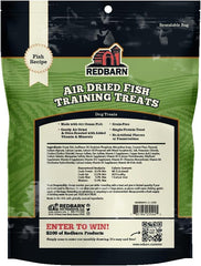 Redbarn Pet Products All-Natural Air Dried Fish Training Treats for Puppies & Dogs – Grain-Free Single Protein Rewards Made in USA for Small, Medium, & Large Breeds - 6 oz Resealable Bag