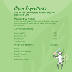 Flea Tick Lemongrass Spray