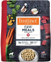 Instinct Freeze Dried Raw Meals, Natural Dry Dog Food, Grain Free - Real Beef