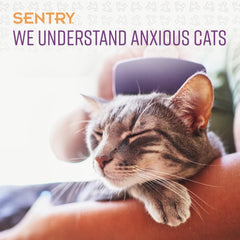SENTRY PET Care Sentry Calming Spray for Cats, Uses Pheromones to Reduce Stress, Easy Spray Application, Helps Cats with Separation, Travel, Loud Noises, and Anxiety, Packaging May Vary