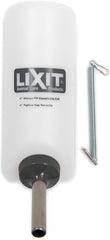 Lixit Wide Mouth Water Bottles for Large and Small Dogs (32oz Large Dog, White)