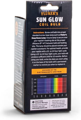Fluker’s Sun Glow 10.0 UVB Fluorescent Coil Bulb for Desert Reptiles, Reptile Heat Light Stimulates Natural Synthesis of Vitamin D in Captive Reptiles