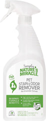 Nature's Miracle Simply Pet Stain and Odor Remover, Made with 86% Plant-Derived Surfactants