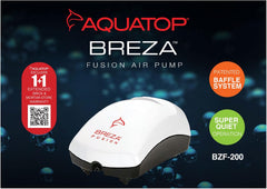 Aquatop Fusion Aquarium Air Pump Single Outlet, Super Quiet
