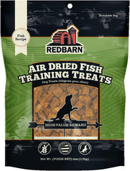 Redbarn Pet Products All-Natural Air Dried Fish Training Treats for Puppies & Dogs – Grain-Free Single Protein Rewards Made in USA for Small, Medium, & Large Breeds - 6 oz Resealable Bag