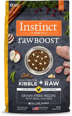Instinct Raw Boost, Natural Dry Dog Food with Freeze Dried Pieces, High Protein, Grain Free Recipe - Real Chicken