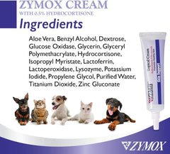 Zymox Topical Cream with 0.5% Hydrocortisone for Dogs and Cats, 1oz