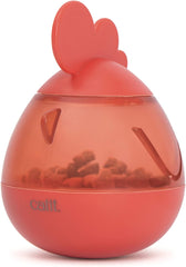 Catit PIXI Treat Dispenser, Interactive Treat Dispensing Cat Toy, Rooster