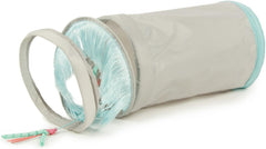 SmartyKat Fringe Frenzy Crinkle Activity Tunnel Cat Toy, Expands to 20" - Randomly Selected Color, One Size