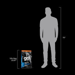 Go! Solutions Skin + Coat Care, Dry Dog Food, Chicken Recipe with Grains