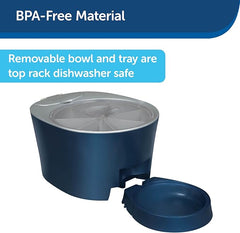 PetSafe 6 Meal Automatic Cat Feeder - Programmable Pet Food Dispenser for Cats and Small Dogs - Dry Kibble or Semi-Moist Pet Food, Slow Feed Portion Control, Tamper-Resistant