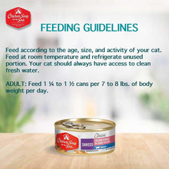 Chicken Soup for the Soul All Natural Premium Adult Wet Cat Food, Real Meat First Ingredient, No By-Products, Artificial Colors, Flavors or Preservatives, Salmon Shreds Dinner, 5.5oz (Pack of 24)