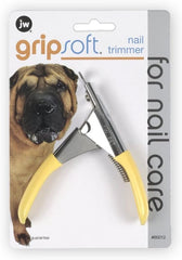 JW® Gripsoft® Pet Nail Trimmer Gray/Yellow Color One Size