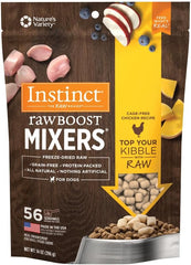 Instinct Raw Boost Mixers, Freeze Dried Dog Food Topper, Grain Free - Cage Free Chicken