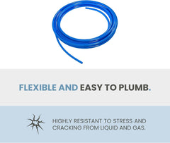 AQUATIC LIFE 1/4” Polyethylene Reverse Osmosis RO Tubing, 50 feet