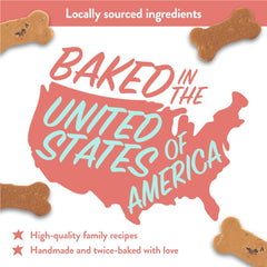 Portland Pet Food Company Dog Treats Healthy Biscuits for Large Medium & Small Dogs - Grain-Free, Human-Grade, All Natural Dog Cookies, Snacks & Training Treats - Made in The USA - 5 oz